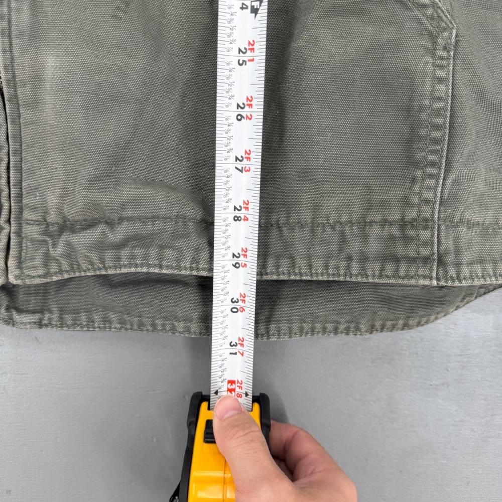 Carhartt J169 DMS Detroit Jacket Dark Green Duck Canvas Workwear XL Regular - Picture 6 of 7